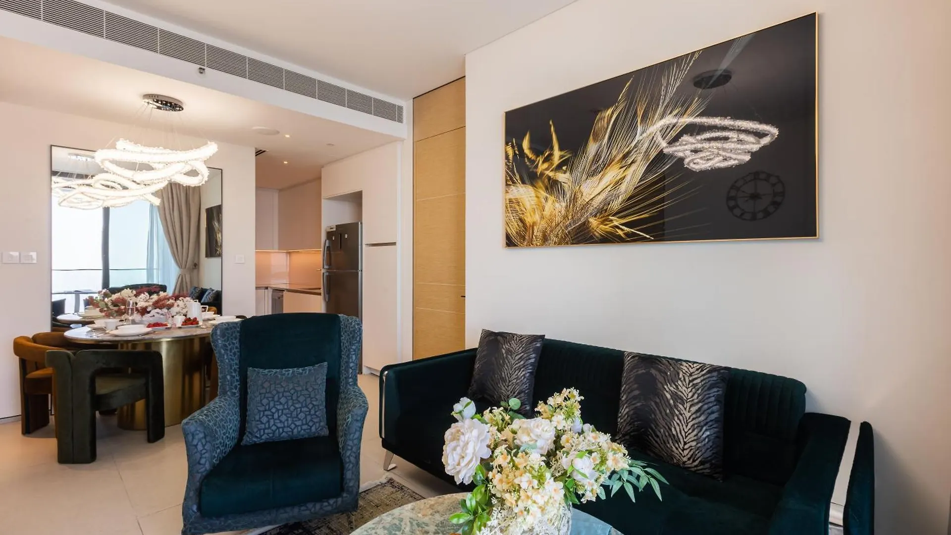 Elegant 2Br Apt Address Beach Resort دبي شقة