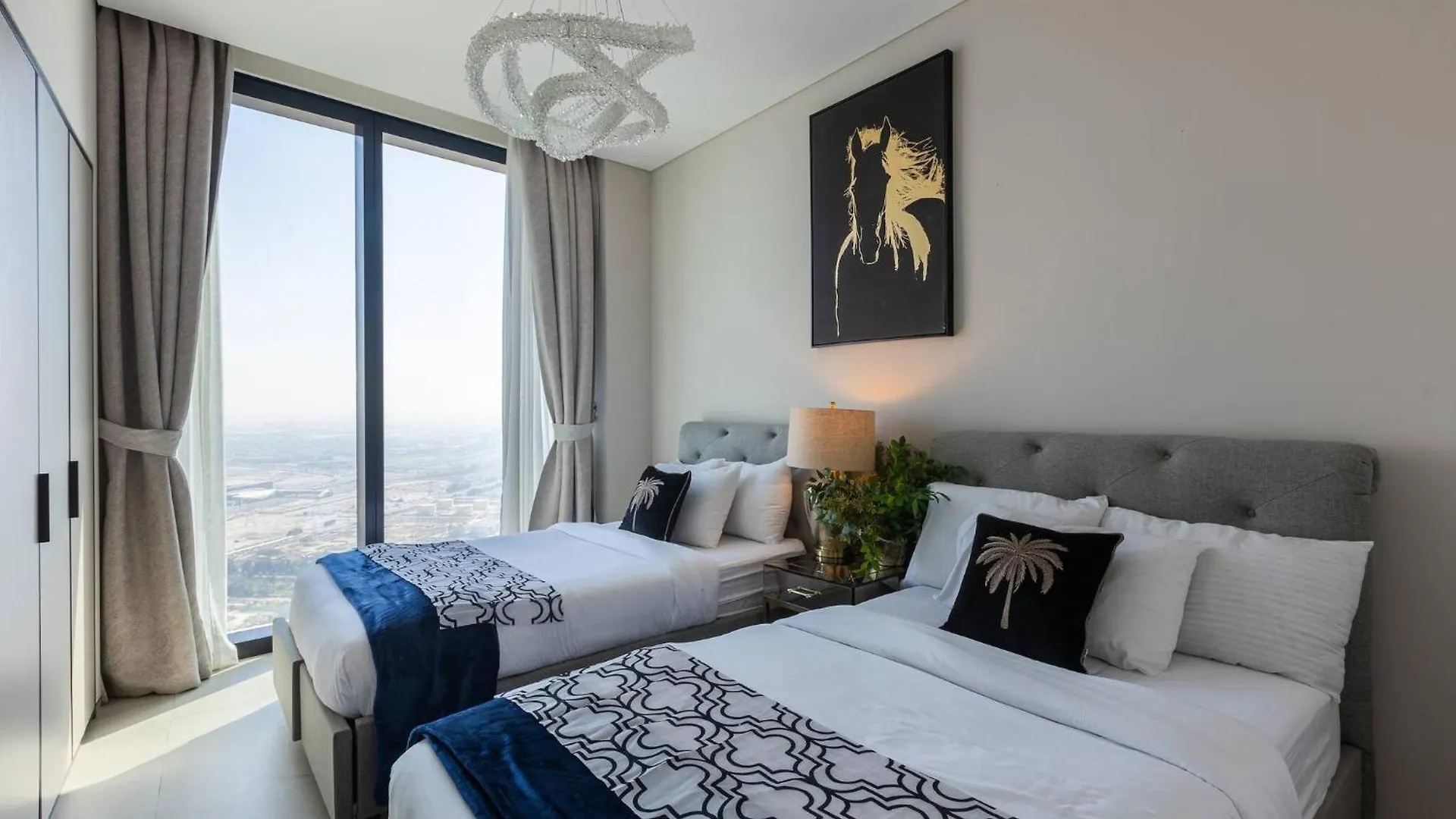 Elegant 2Br Apt Address Beach Resort دبي شقة