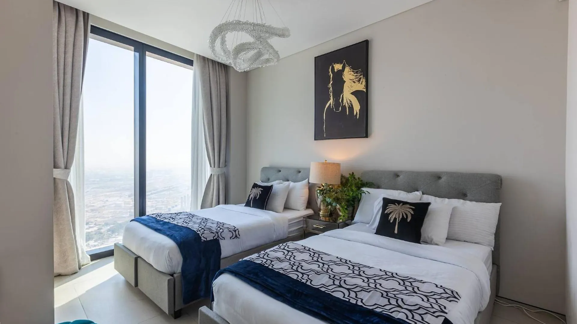 Elegant 2Br Apt Address Beach Resort دبي شقة